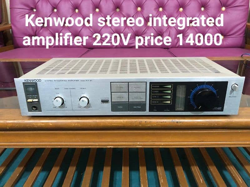 different amplifier equalizer speaker  sansui Kenwood pioneer technics 3