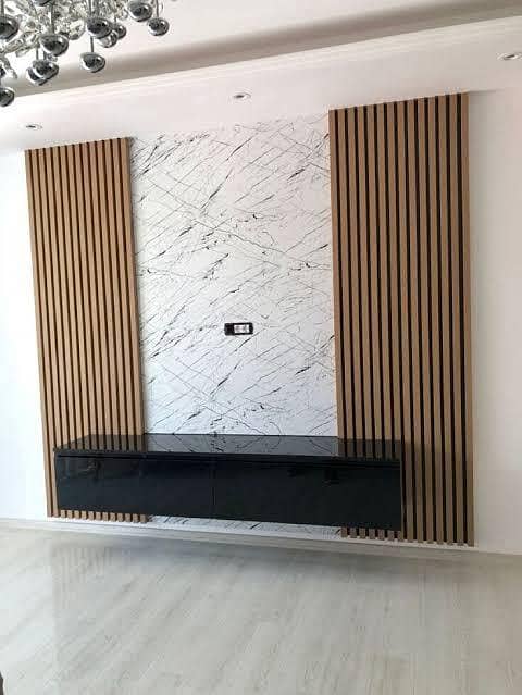 Media wall - fancy wall - feature wall - wpc wall panels 10