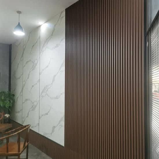 Media wall - fancy wall - feature wall - wpc wall panels 1