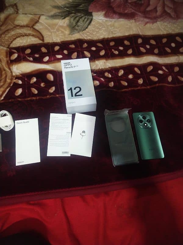 oppo reno 12F 12gb 256gb 5g complete box only 5 days use 0