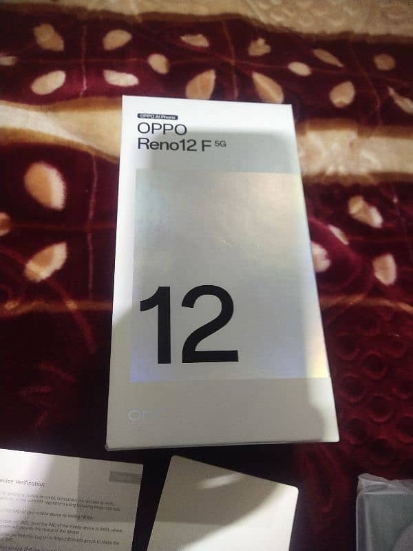 oppo reno 12F 12gb 256gb 5g complete box only 5 days use 2