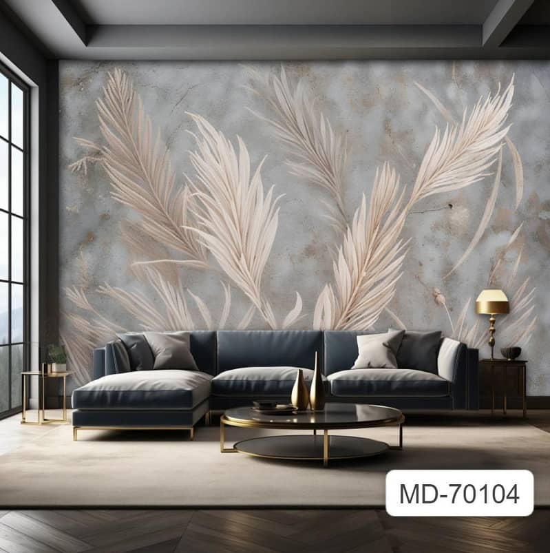 100 per square |3D WallPaper| wpc Panel Customized wall paper 5