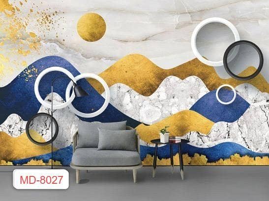 100 per square |3D WallPaper| wpc Panel Customized wall paper 6