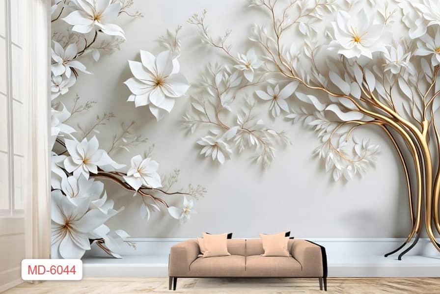 100 per square |3D WallPaper| wpc Panel Customized wall paper 8