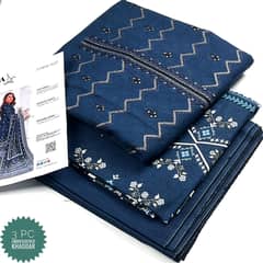 Unstiched Ladies Suit Winter Collection 3Pc Khaddar