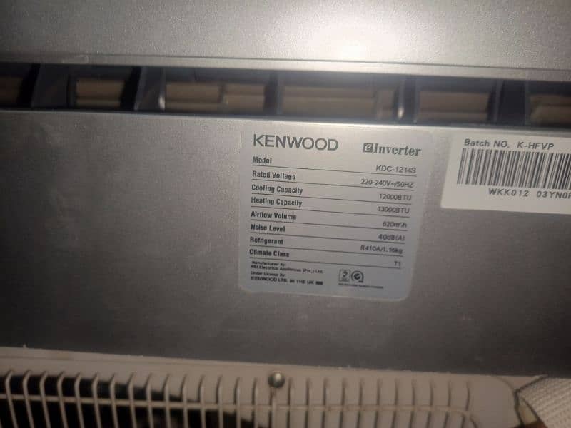 Kenwood 1ton DC inverter 7