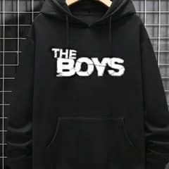 men's printed fleece hoodie