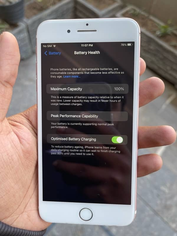 iphone 7plus 128gb pta approved. exchange possible 6