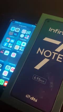 Infinix Note 7 panel changed. . exchange with iphone 8 +description