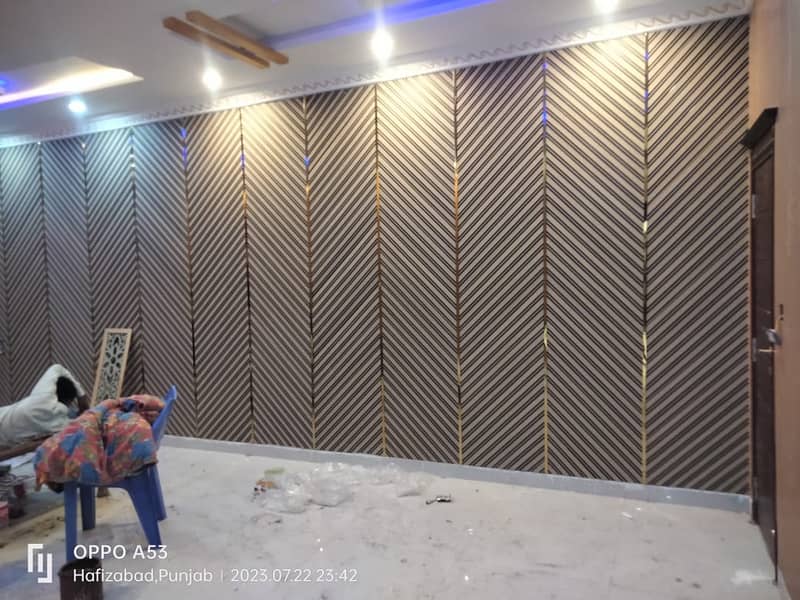 PS WALL PANEL/PVC WALL Panel |FLUTED| PLAIN PVC/ MEDIA WALL |CEILING 8