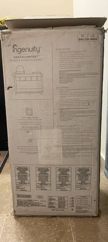 Baby Cot / Crib. 3 in 1: bassinet + baby cot + play Pen 8