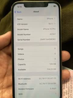 IPhone 12 Pro Non PTA