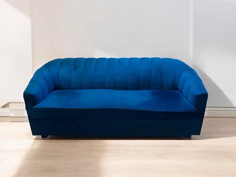 Royal Blue Sofa Set 0