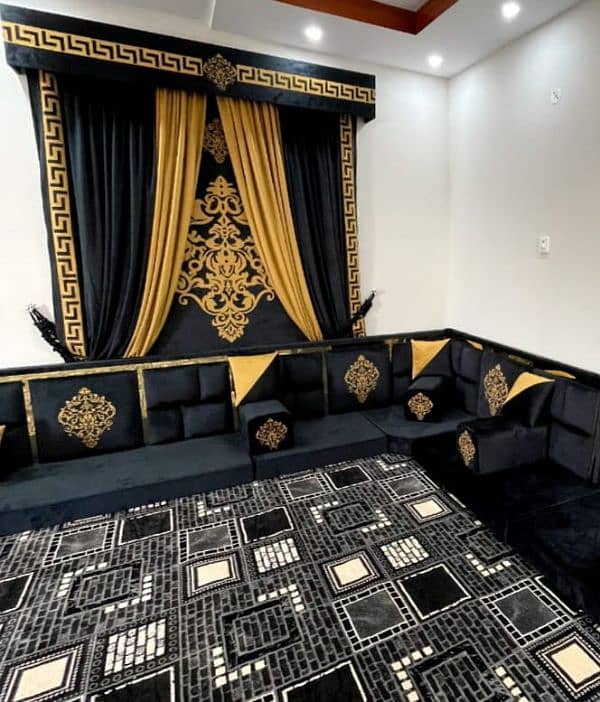 majlis/arabic majlis/bethak/hujra/sofa set 3