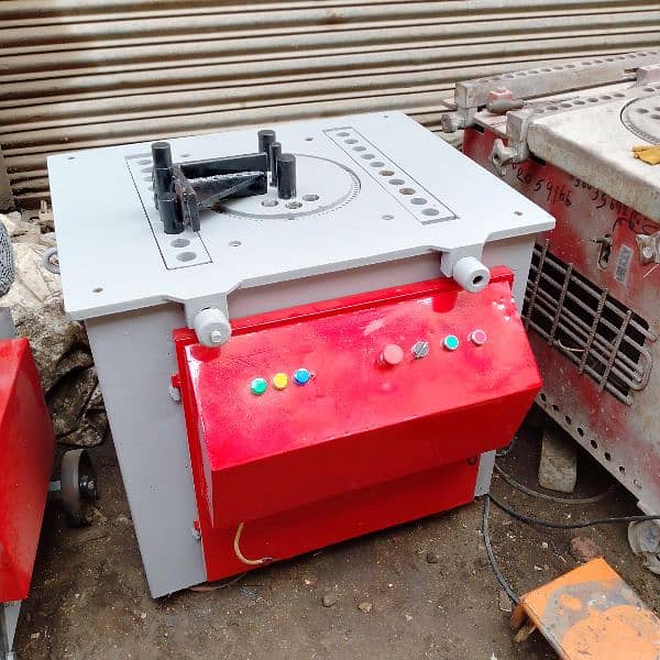 Steel bar cutter and bending machine. Pallet Trolley. Pallet Truck 12