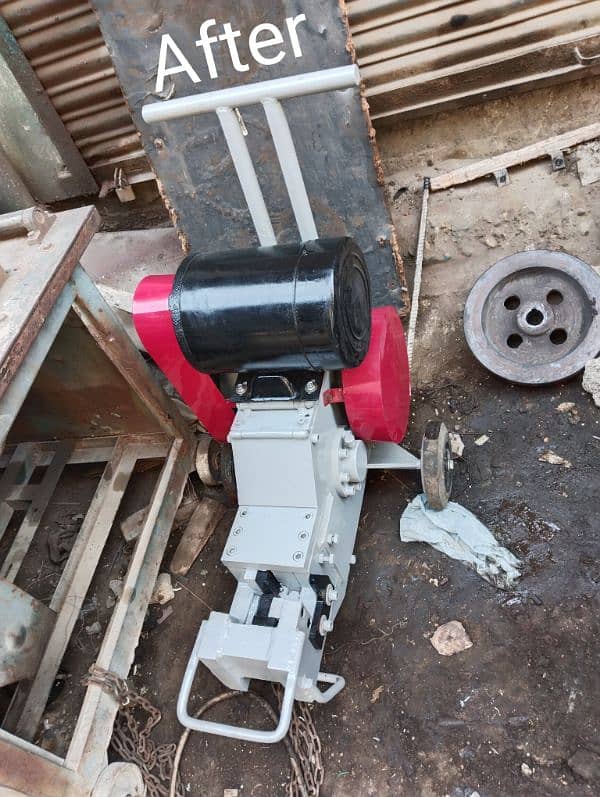 Steel bar cutter and bending machine. Pallet Trolley. Pallet Truck 15