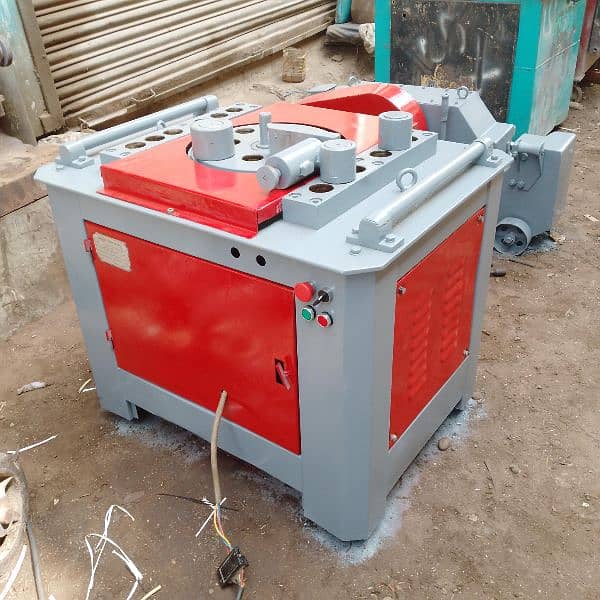 Steel bar cutter and bending machine. Pallet Trolley. Pallet Truck 18