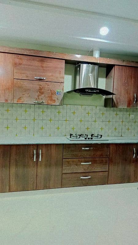 WOOD WORK KITCHEN CABINET /PARTITION 4