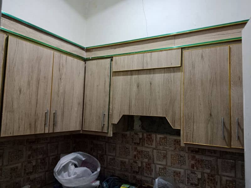 WOOD WORK KITCHEN CABINET /PARTITION 5