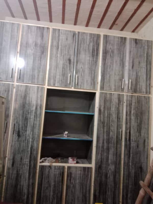 WOOD WORK KITCHEN CABINET /PARTITION 6