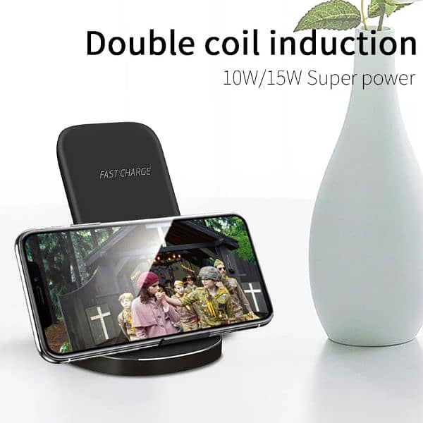 OJD-29B 15w Desktop Base Fast Wireless Charger 1