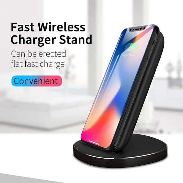 OJD-29B 15w Desktop Base Fast Wireless Charger 2