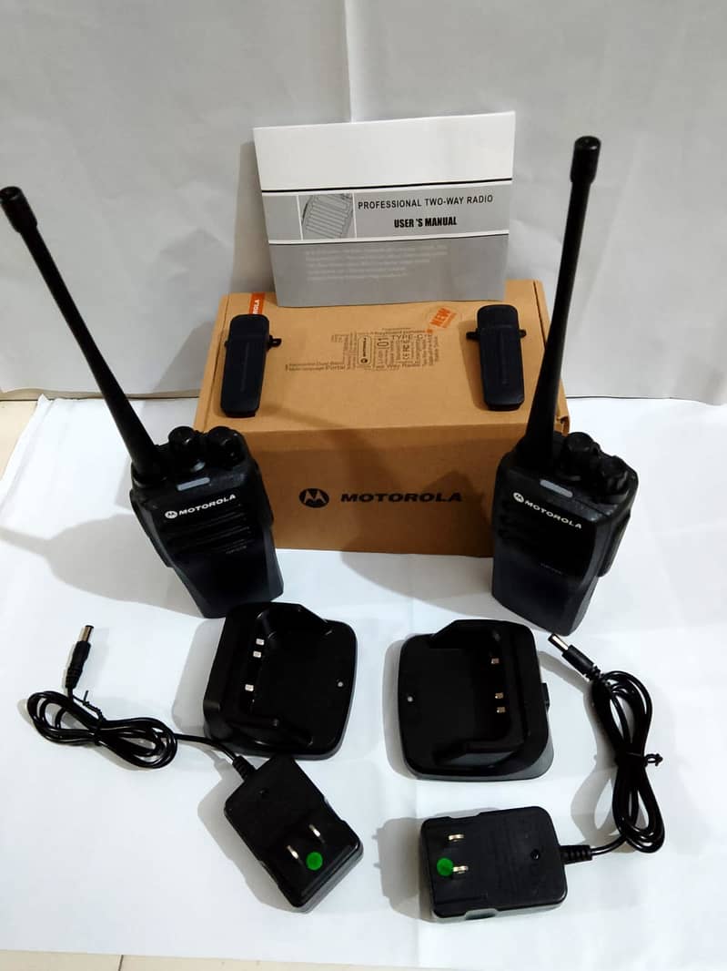 Motorola Walkie Talkie GP328 Wireless Set 10Km Range New two way Radio 8