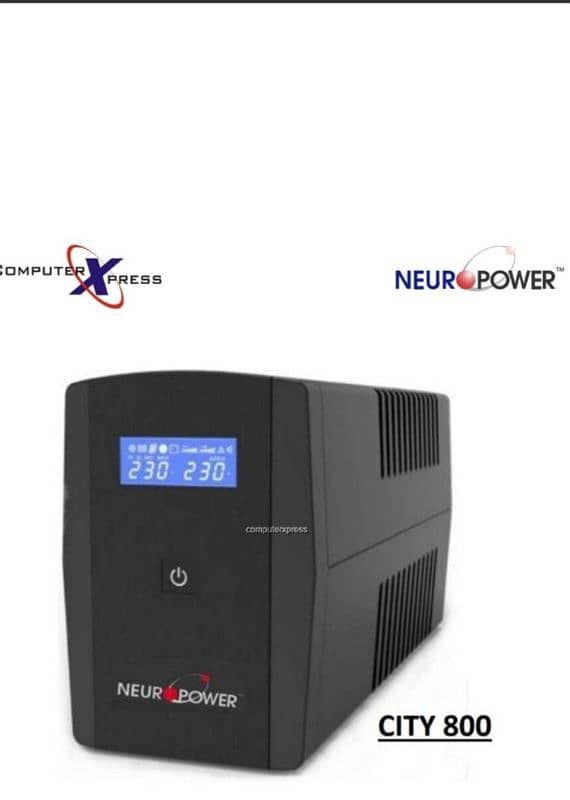 NEUROPOWER CITY 800VA LINE INTERACTIVE UPS BACKUP BATTERY POWERTANK 0