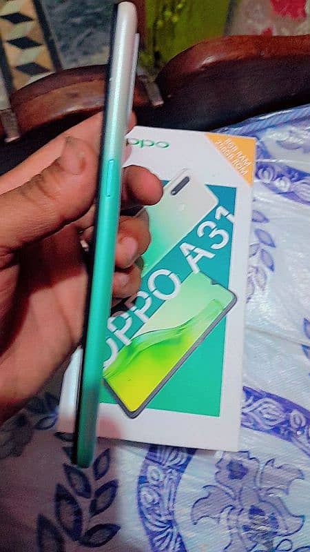 oppo A-31  Mobile 8/256 with box and charger 5