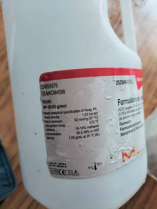 sigma-Aldrich Formaldehyde Solution 2.5 L USA 5