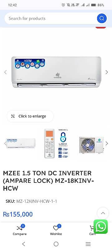 1.5 ton inverter ac 2