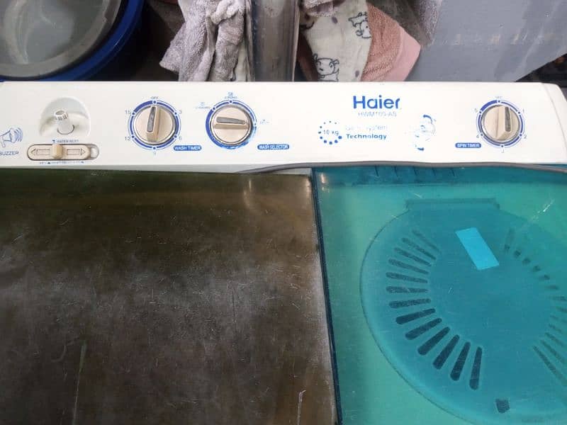 Haier semi automatic washing machine 1