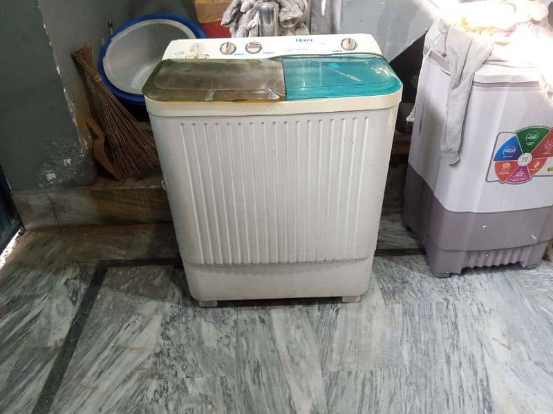 Haier semi automatic washing machine 2