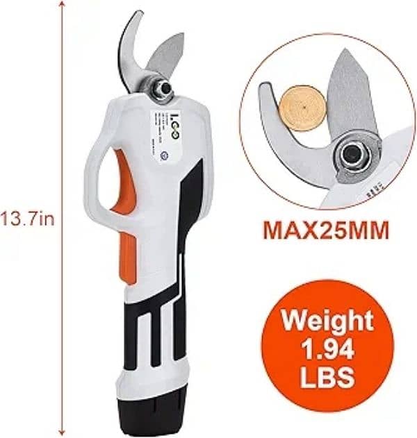 LIGO 7.2V Cordless Pruning Shears for Garden Care Rechargeable Pruner 1