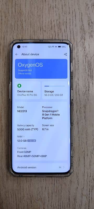 One plus 10 pro lush condition 0