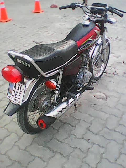 Honda CG 125 2017 model ialamabad number 6