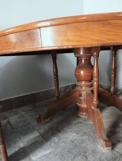 pure wooden dining table only heavy weight