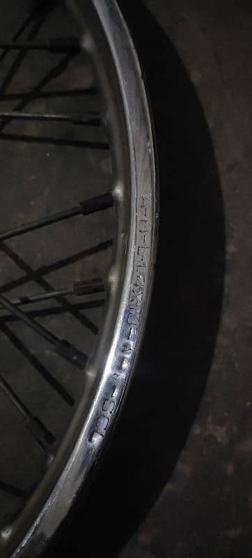 Honda 125 k rims hai mukamal hub k shat 1