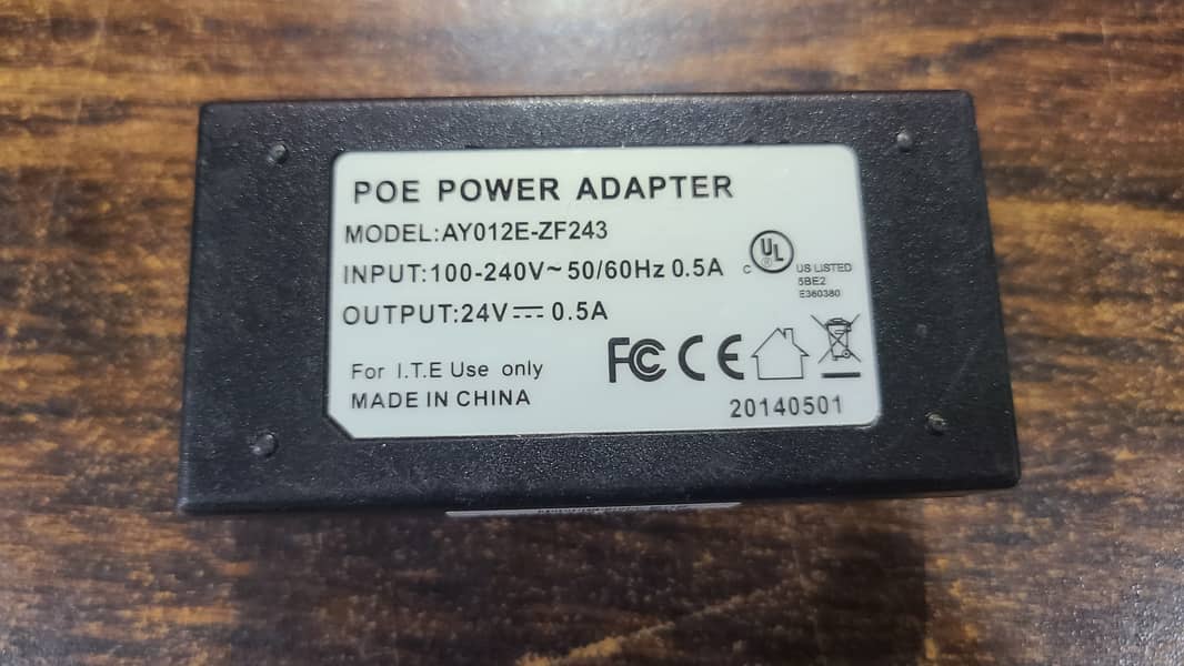 PoE Adapter | PoE 24V 0.5A 12W Carrier Power Over Ethernet Branded Use 14