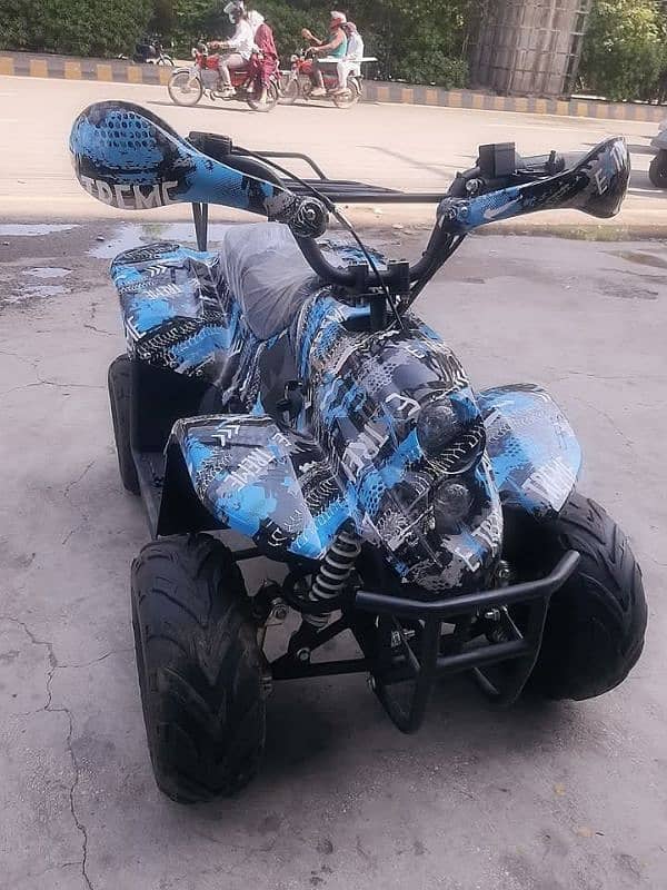 70cc dubai import fuel atv quad 4 wheels delivery all Pakistan 0