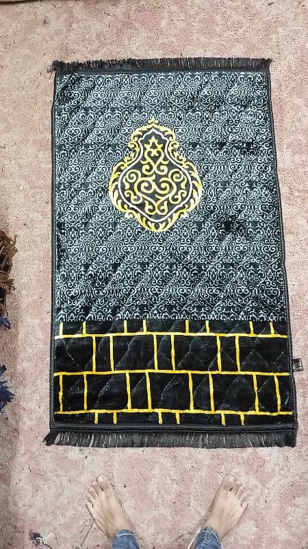 Jai Namaz Plush Velvet Prayer Mats Premium Orthopedic Foam 1