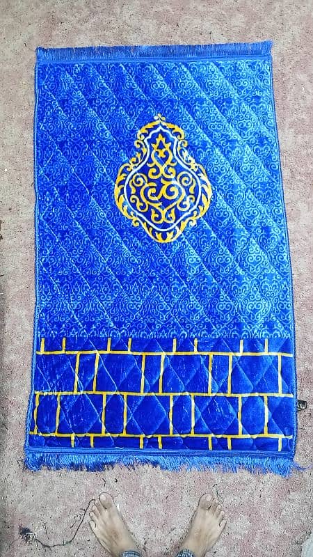 Jai Namaz Plush Velvet Prayer Mats Premium Orthopedic Foam 2