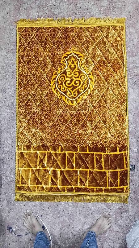 Jai Namaz Plush Velvet Prayer Mats Premium Orthopedic Foam 3