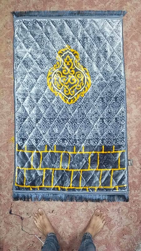 Jai Namaz Plush Velvet Prayer Mats Premium Orthopedic Foam 4