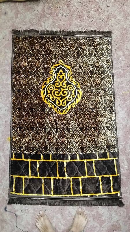 Jai Namaz Plush Velvet Prayer Mats Premium Orthopedic Foam 5