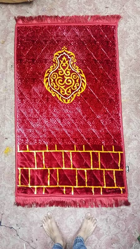 Jai Namaz Plush Velvet Prayer Mats Premium Orthopedic Foam 6