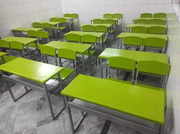 School furniture / school chairs / school bench / desk / table / slide 3