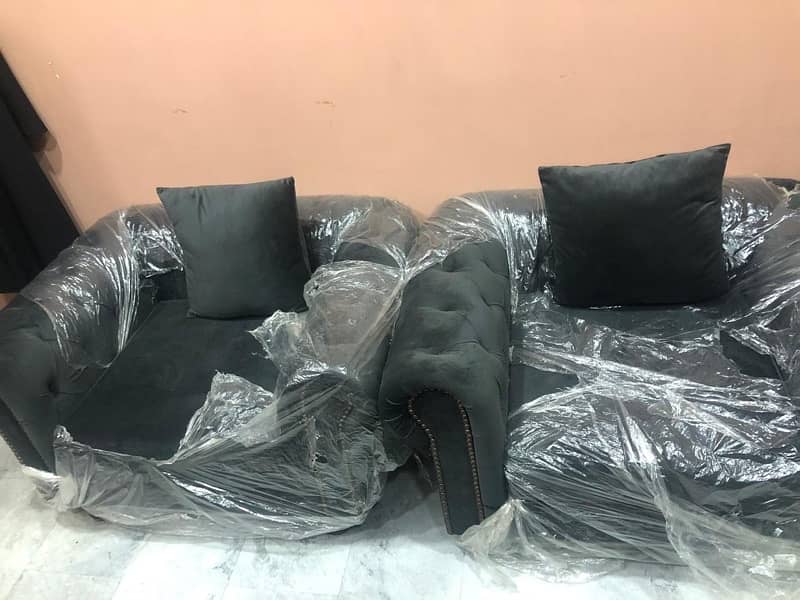 SOFA SET FIVE SEATER 3+1+1 POSHISH SOFA WOODEN SOFA 0