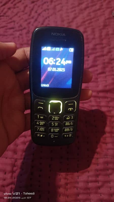 Nokia 106 Dual Sim Working No Box No Charger PTA Approved Hai 0