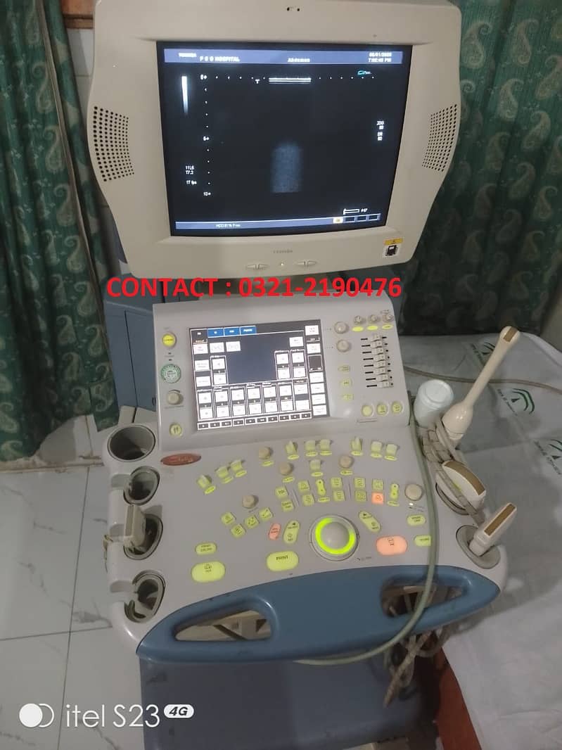 ULTRA SOUND MACHINE & LAB MACHINE ELECTROLYTE TEST WITH HCO3 1